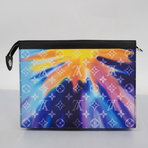 Louis Vuitton Clutch Bag Monogram Sunset Pochette Voyage MM M45941 Multicolor... - Picture 8 of 8